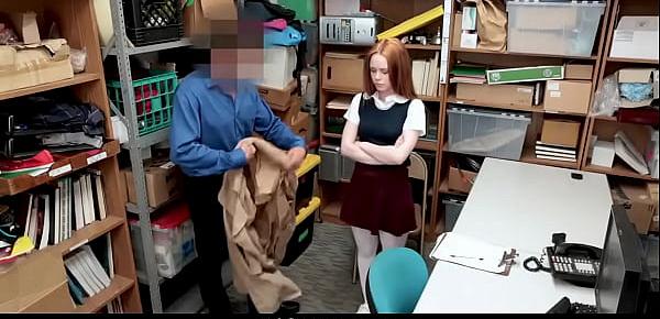  Redhead Teen Strip Searched For Shoplifting